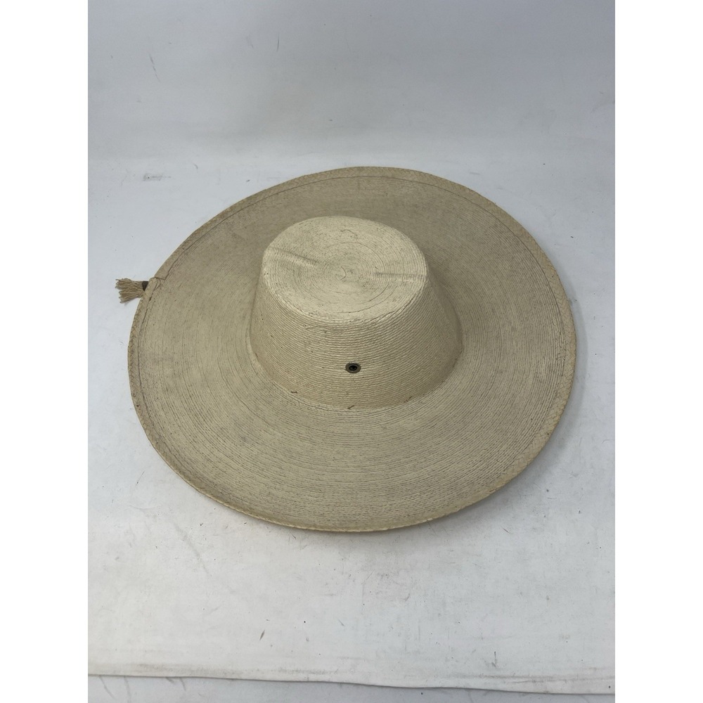 Vintage Mexican Straw Hat Germany's Aparicio Antique Rare Nice Condition Look